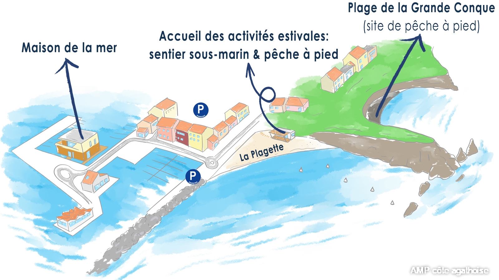 Carte des activités estivales